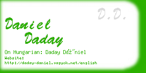 daniel daday business card